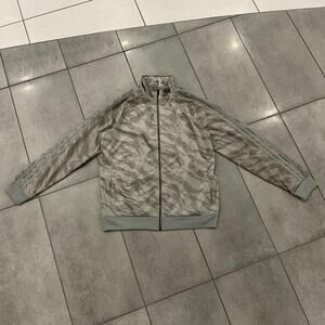 Adidas camo zip up jacket